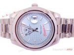Copy Rolex Day-Date 40mm Ice Blue Dial Standard Markers Watch